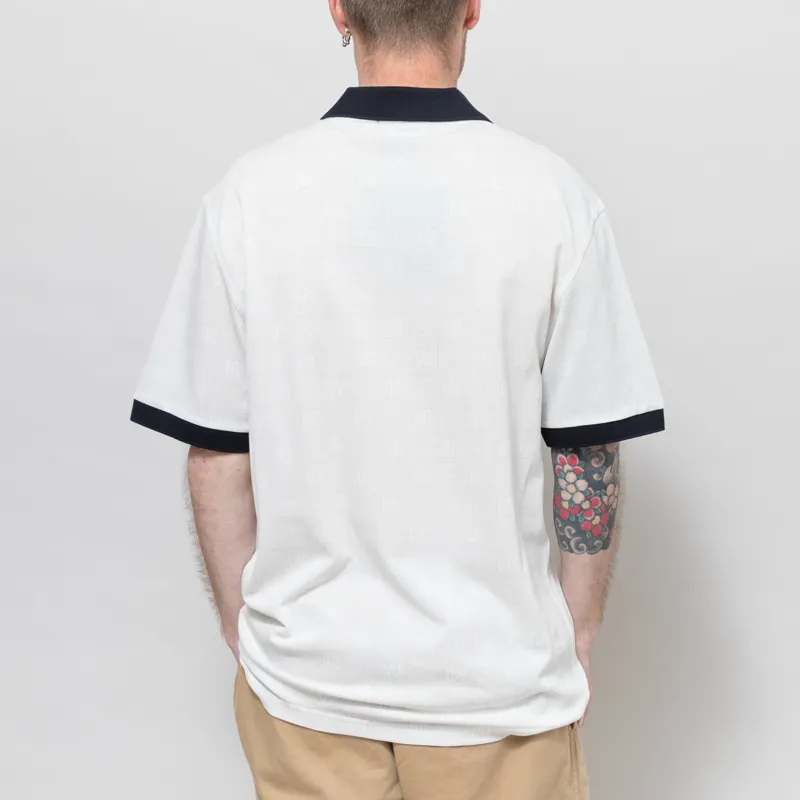 Fred Perry x MEYBA Printed Polo Shirt Ecru-2