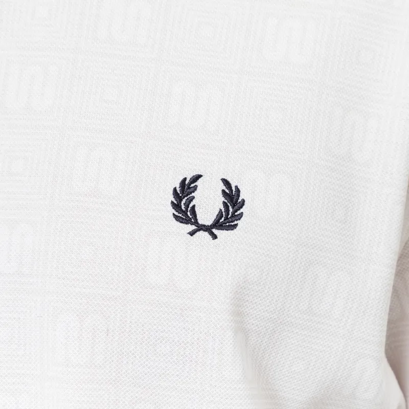 Fred Perry x MEYBA Printed Polo Shirt Ecru-6