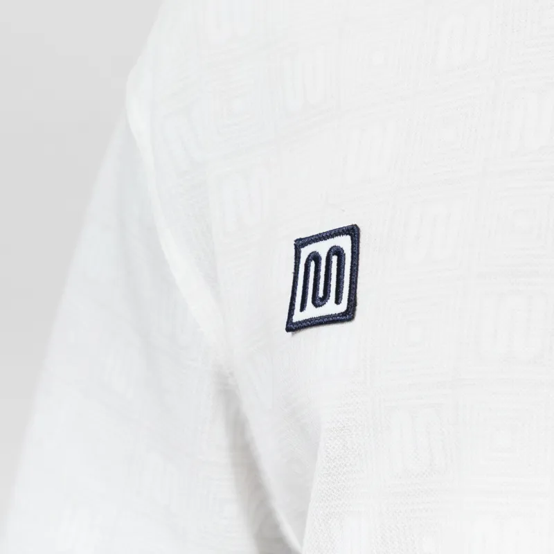 Fred Perry x MEYBA Printed Polo Shirt Ecru-4