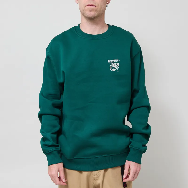 Parlez Lobster Sweatshirt Deep Green-2