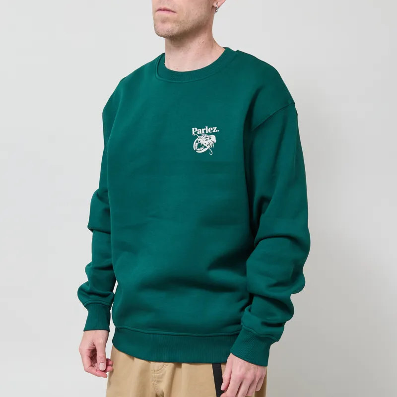 Parlez Lobster Sweatshirt Deep Green-1