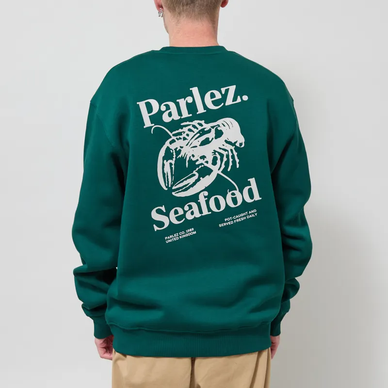 Parlez Lobster Sweatshirt Deep Green