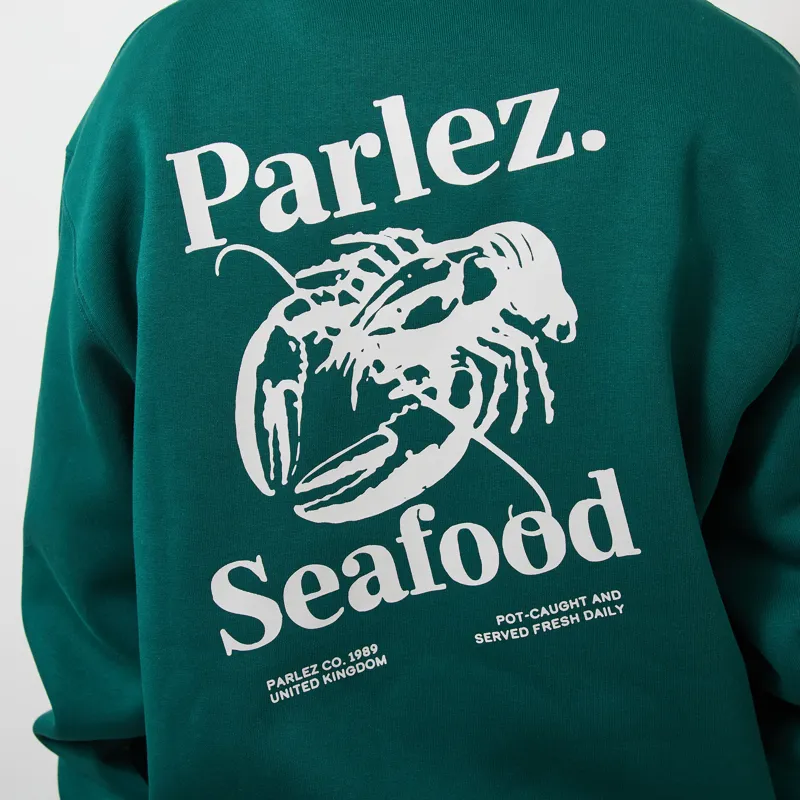 Parlez Lobster Sweatshirt Deep Green-3