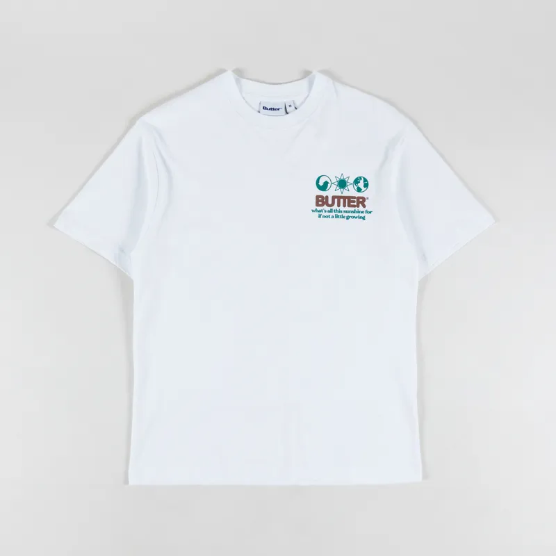 Butter Goods Sunshine T Shirt White-1
