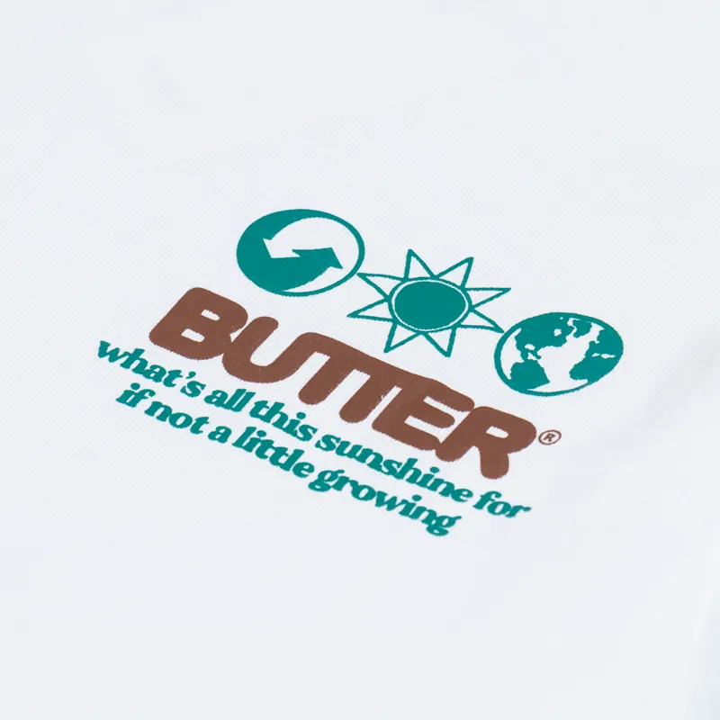 Butter Goods Sunshine T Shirt White-6