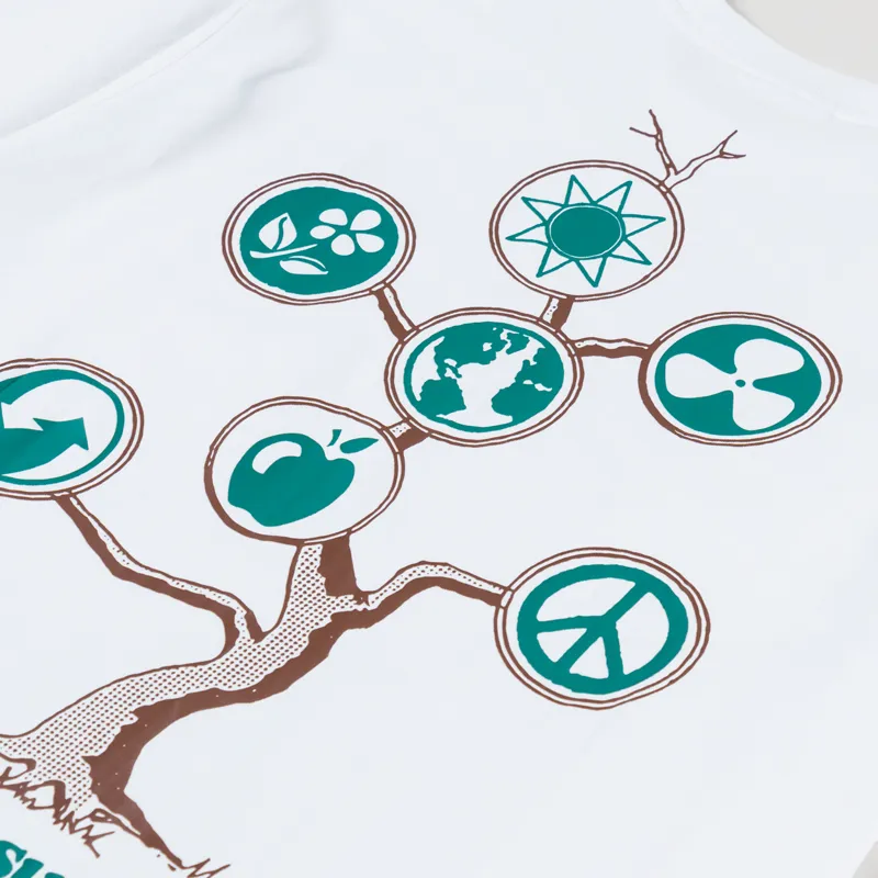 Butter Goods Sunshine T Shirt White-4