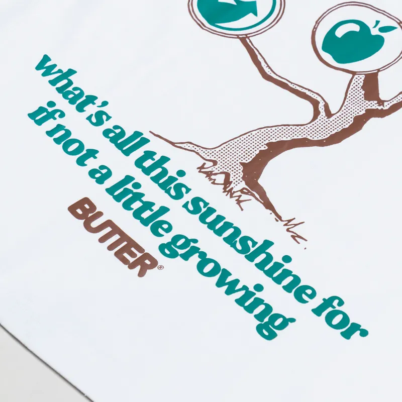 Butter Goods Sunshine T Shirt White-5