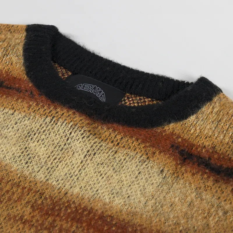 Temp Surf Co. Sunset Knit Jumper Red Orange-4