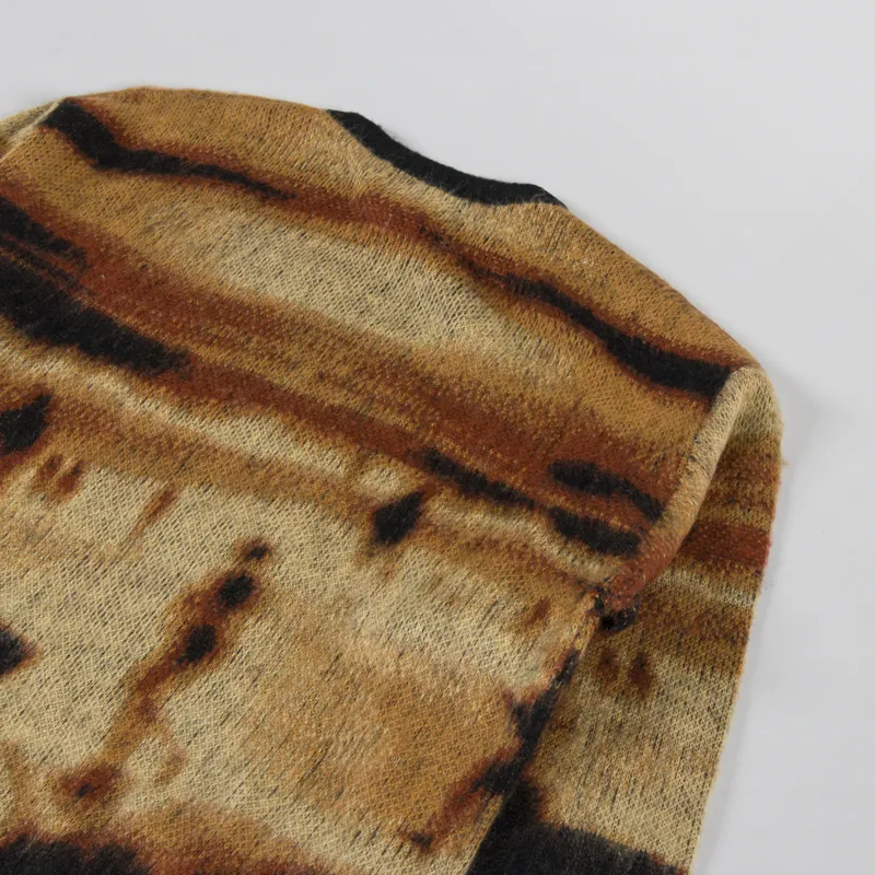 Temp Surf Co. Sunset Knit Jumper Red Orange-3