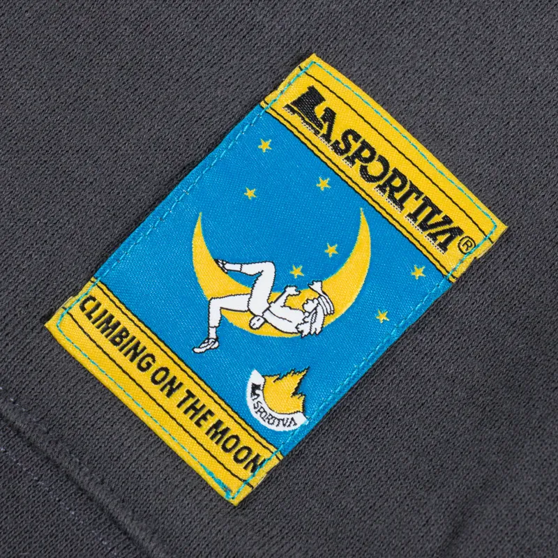 La Sportiva Climbing on the Moon Sweatshirt Carbon Yellow-7