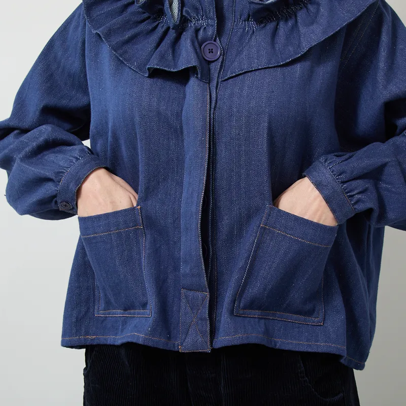 Daydress Womens Spry Jacket Indigo Twill-5