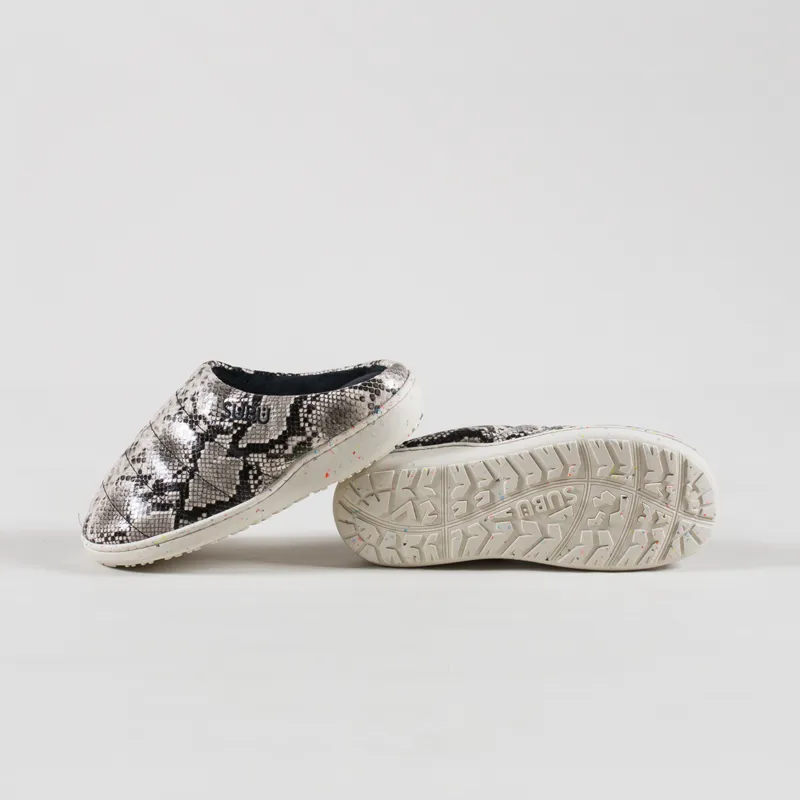 Subu Python Slippers Grey-3