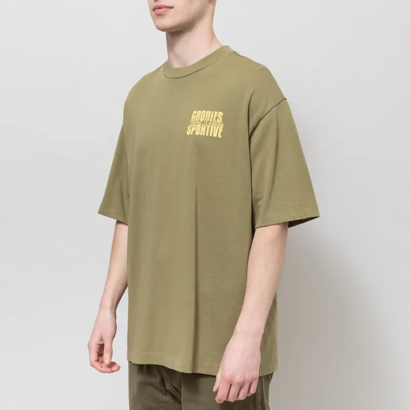 Goodies Sportive Radio T Shirt Khaki-1