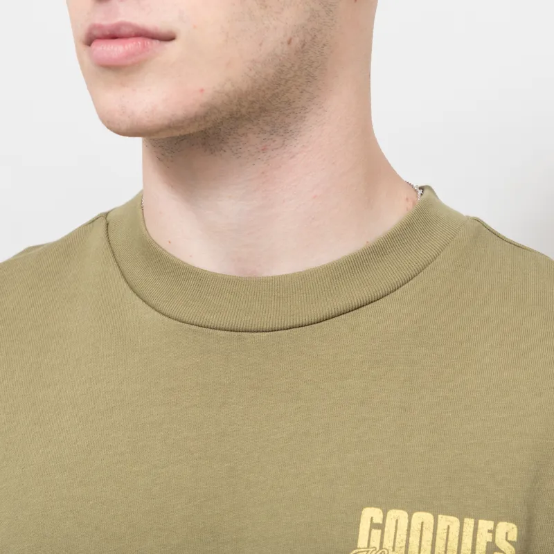 Goodies Sportive Radio T Shirt Khaki-3