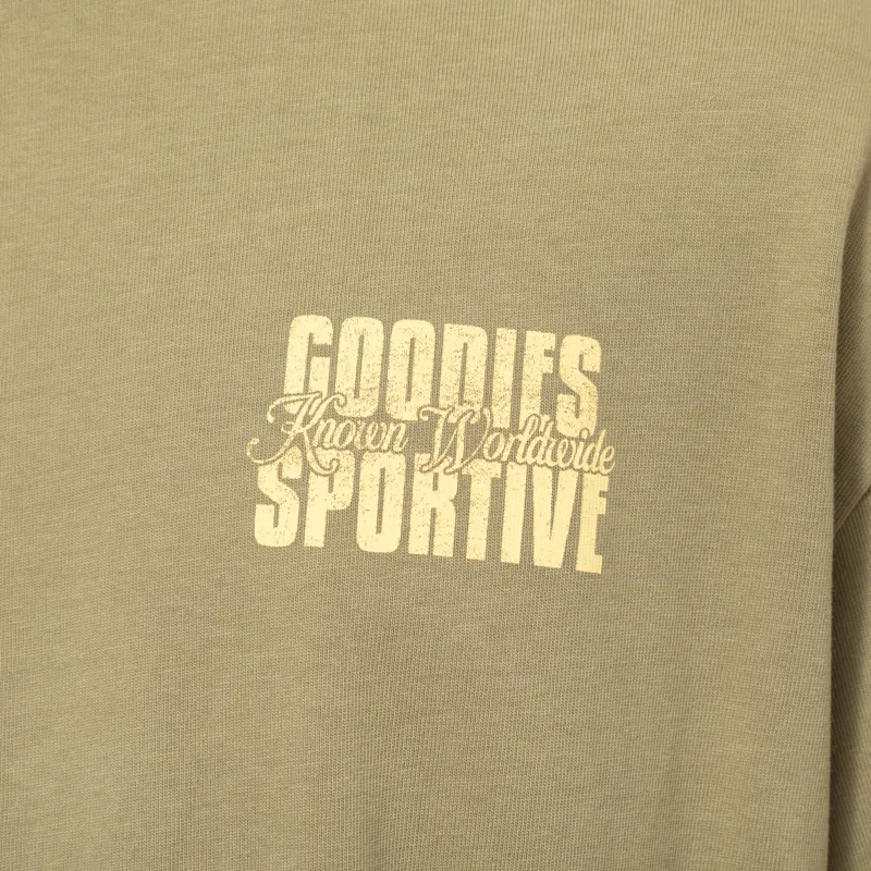 Goodies Sportive Radio T Shirt Khaki-5