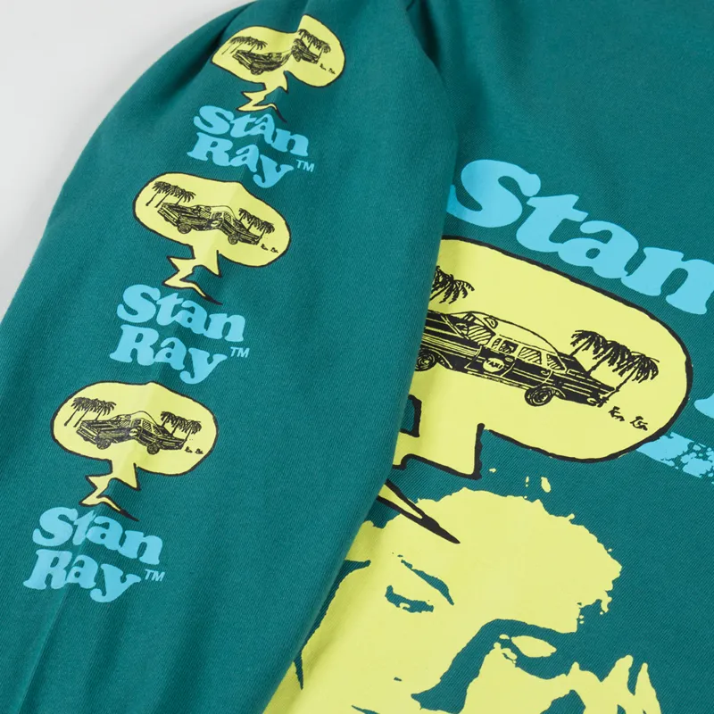 Stan Ray Dreamy Bubble Long Sleeve T Shirt Agave-6
