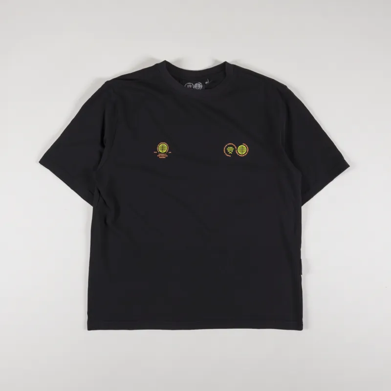 Purple Mountain Observatory Globe T Shirt Black-1