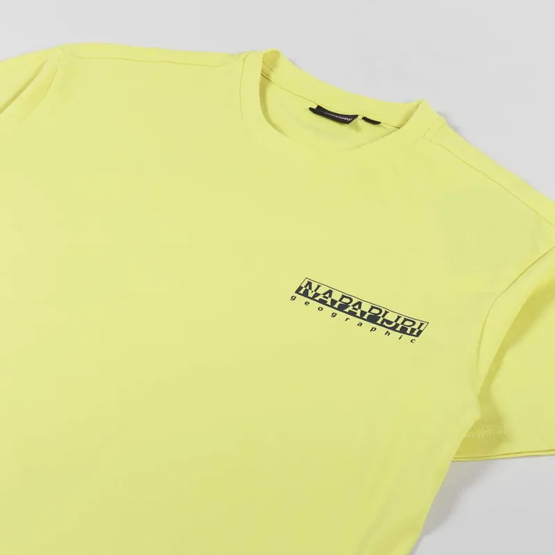Napapijri Sella T Shirt Yellow Sheen-3