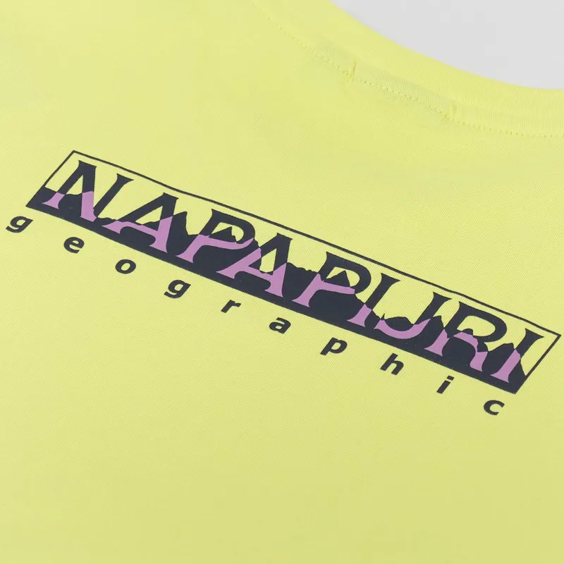 Napapijri Sella T Shirt Yellow Sheen-4