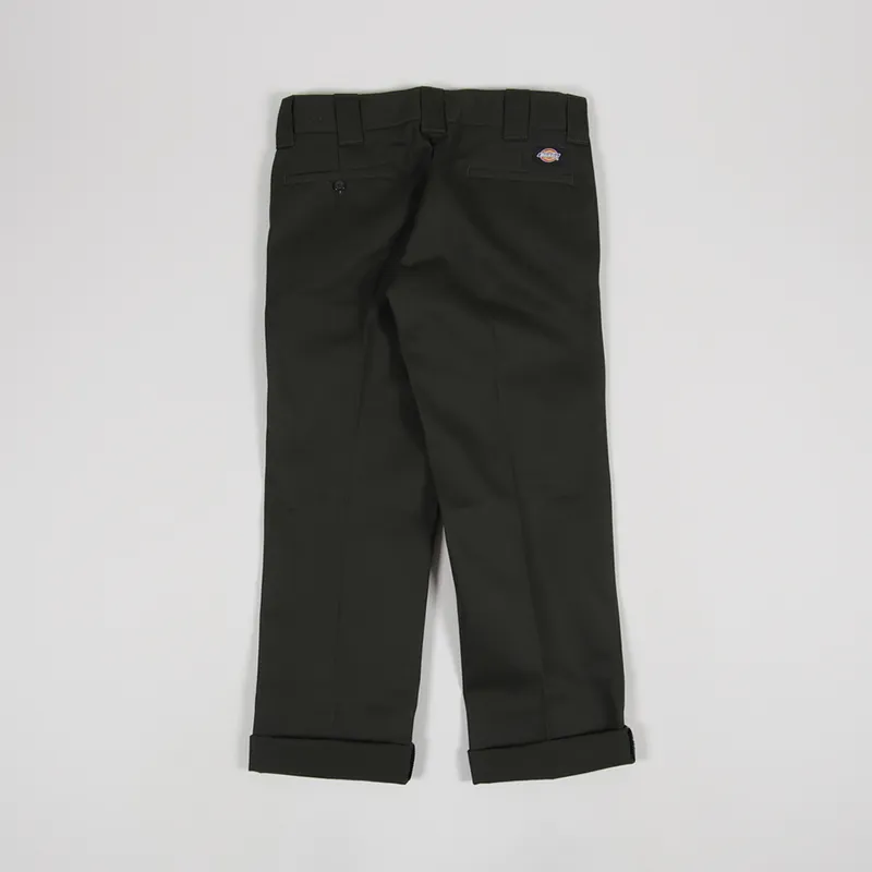 Dickies Workwear Mens 873 Slim Straight Fit Work Pant Olive Green