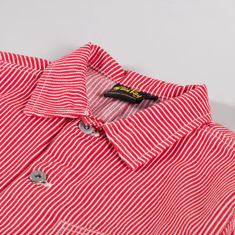 Stan Ray Box Jacket Red Hickory-4