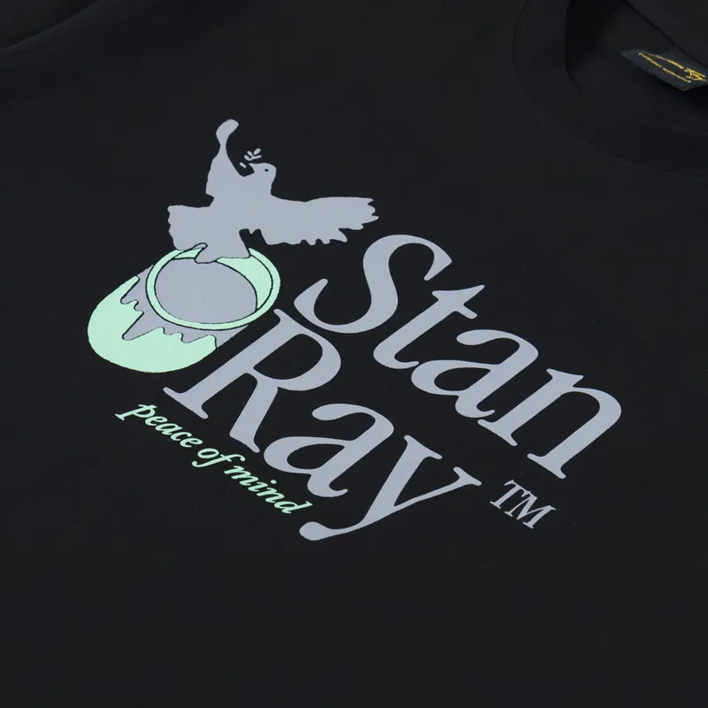Stan Ray Peace Of Mind T Shirt Black-2