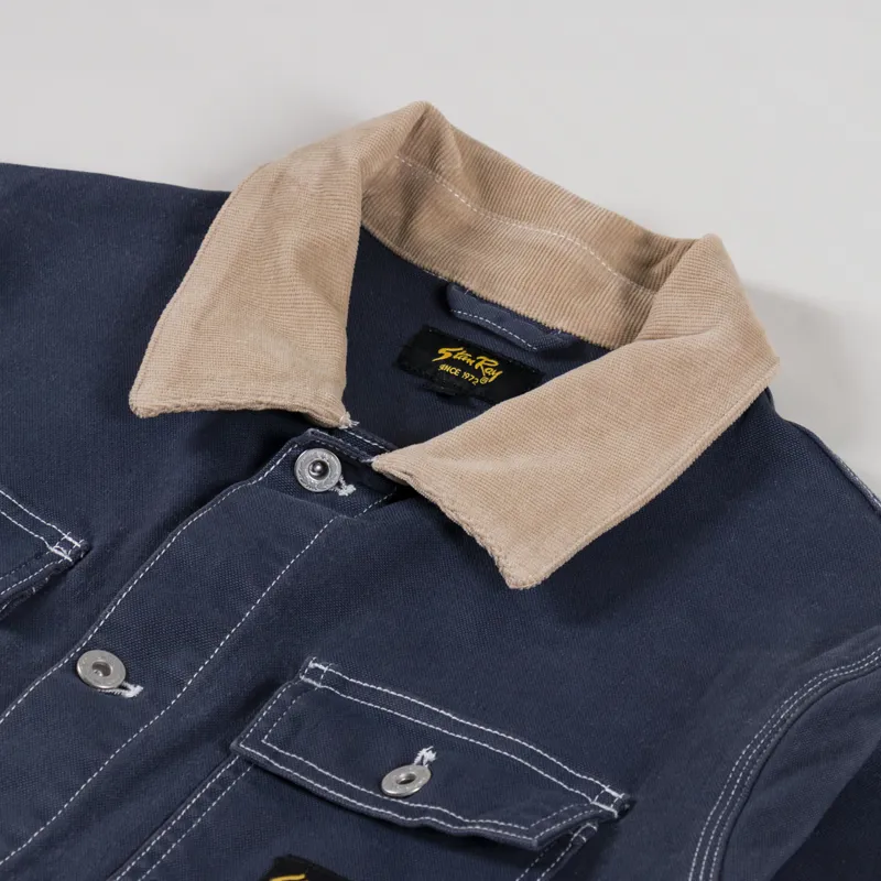 Stan Ray Pork Chop Jacket Unlined Navy Duck-4