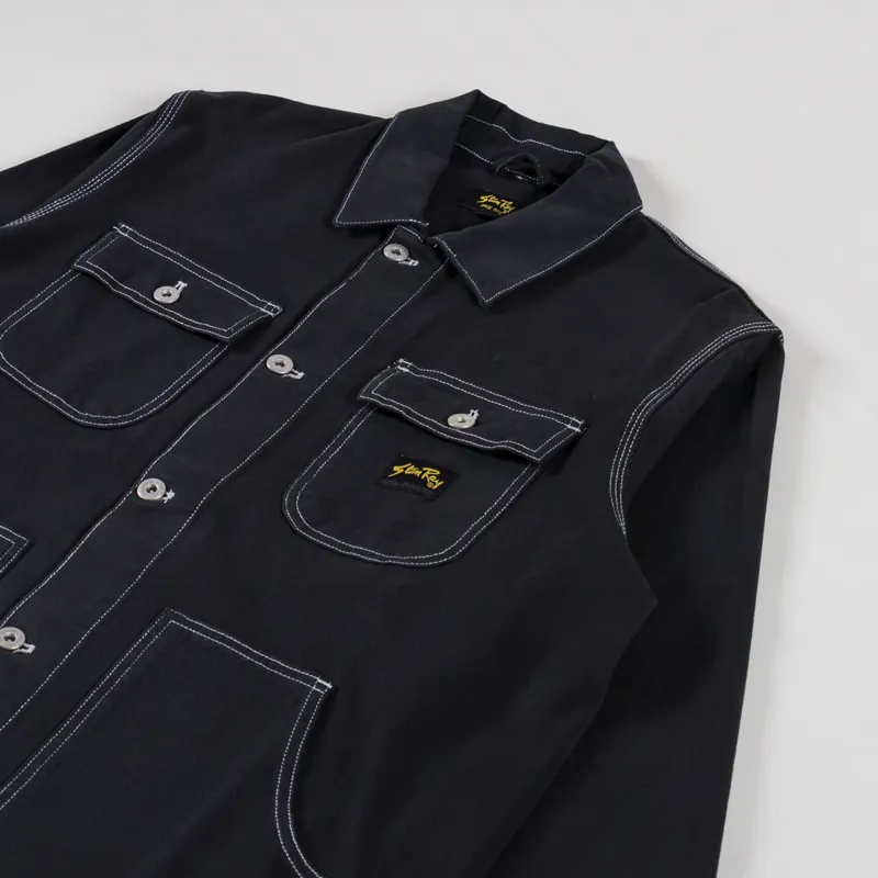 Stan Ray Pork Chop Jacket Unlined Black Duck-2