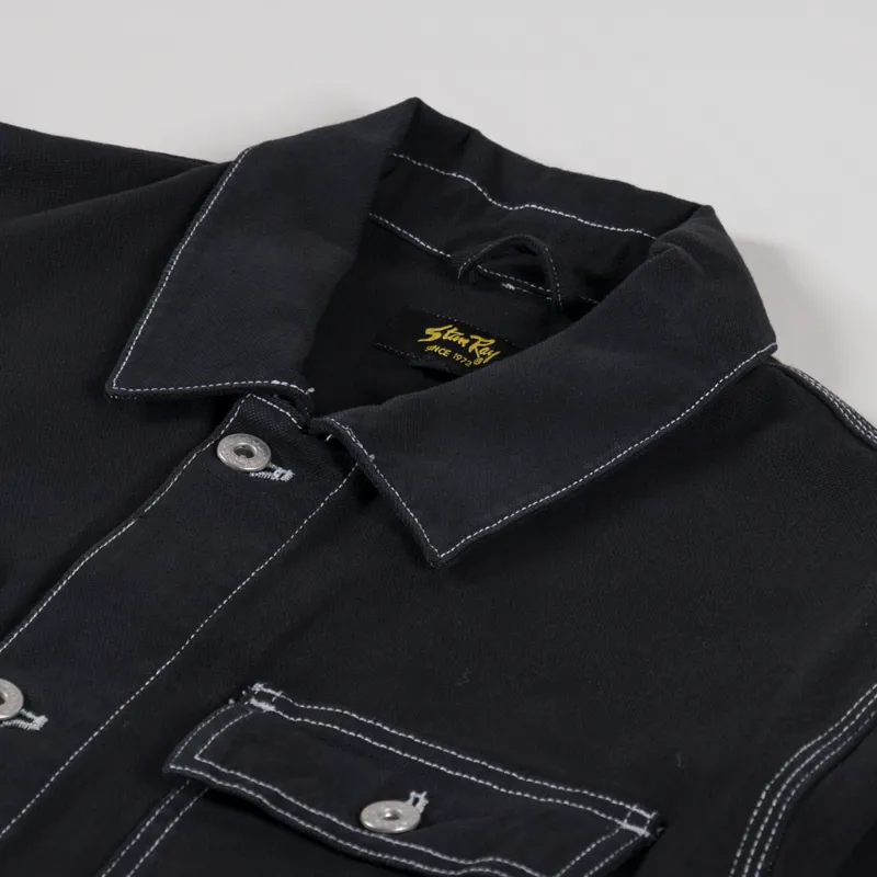 Stan Ray Pork Chop Jacket Unlined Black Duck-4