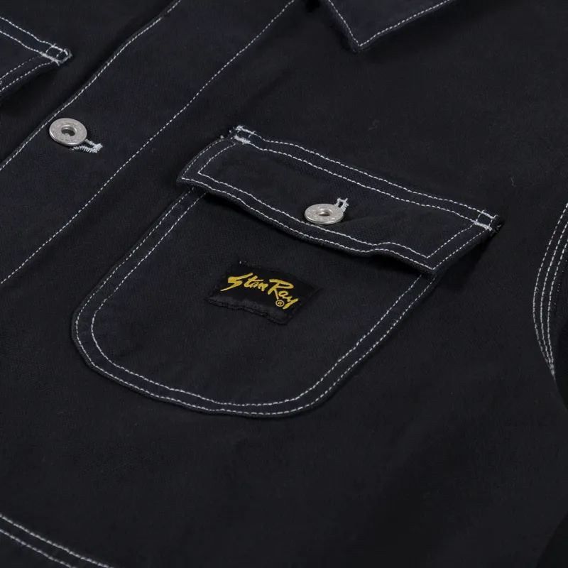 Stan Ray Pork Chop Jacket Unlined Black Duck-6