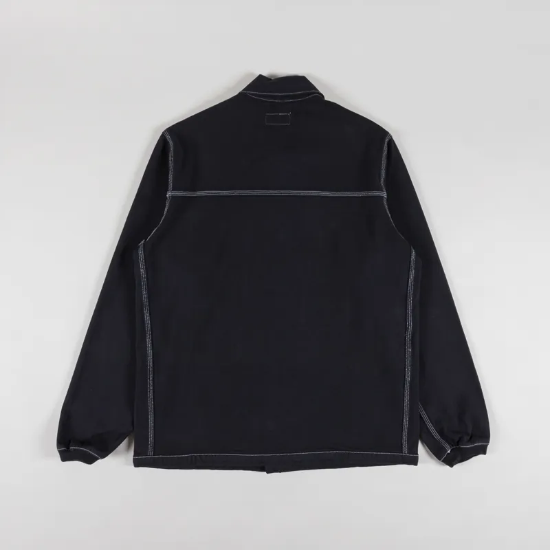 ジャケット・アウター PORK CHOP SATIN SPORTS JACKET BLACK PORKCHOP | SATIN SPORT JKT - Black ポークチョップ スタジャンの通販