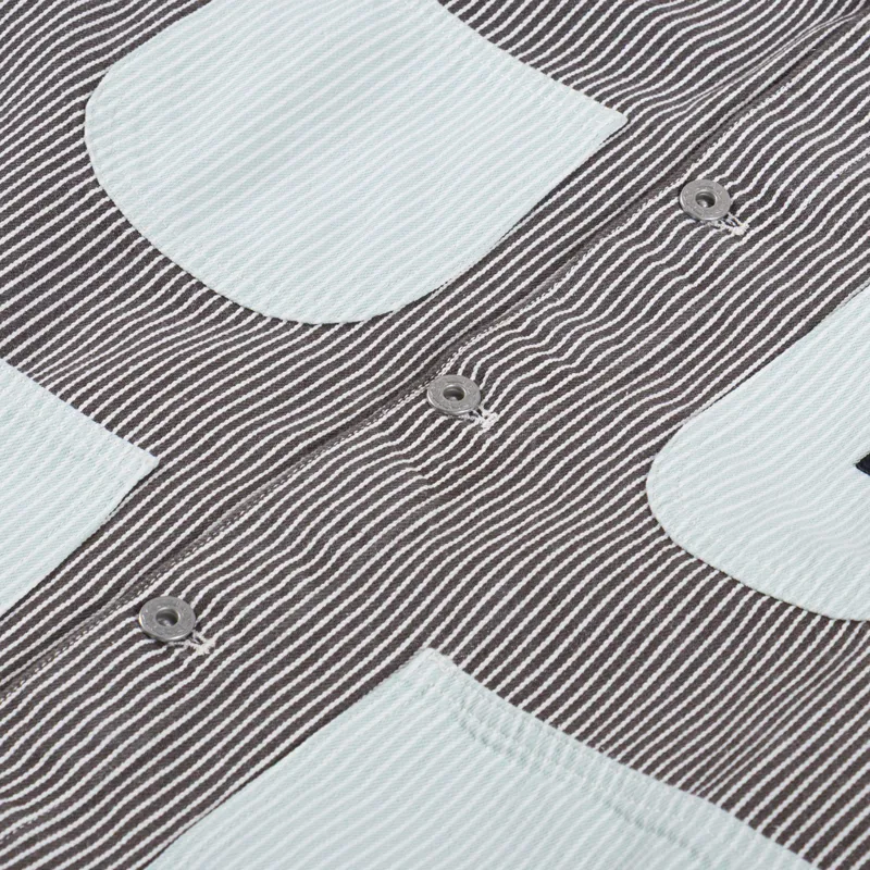 Stan Ray Coverall Jacket Hickory Mix-6