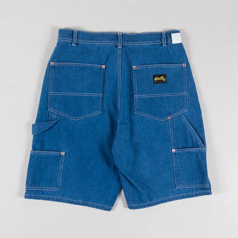 Stan Ray Double Knee Short Vintage Stonewash-1