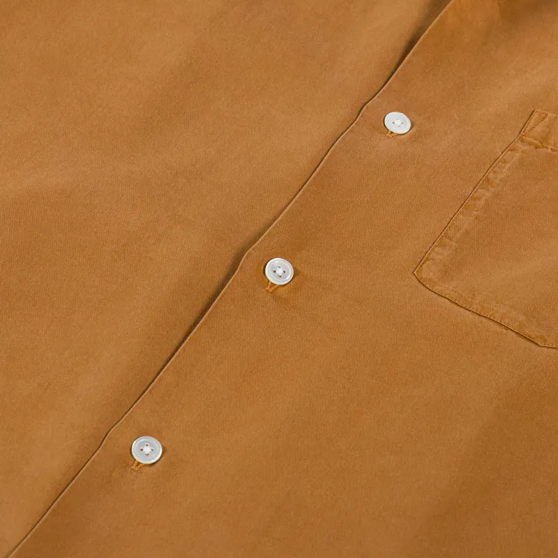 Portuguese Flannel Dogtown Shirt Cinnamon-4