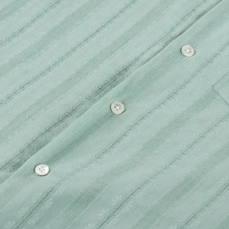 Portuguese Flannel Almada Shirt Green-5