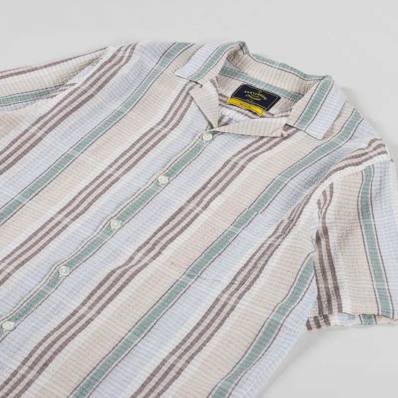 Portuguese Flannel Beira Camp Shirt Multi-2
