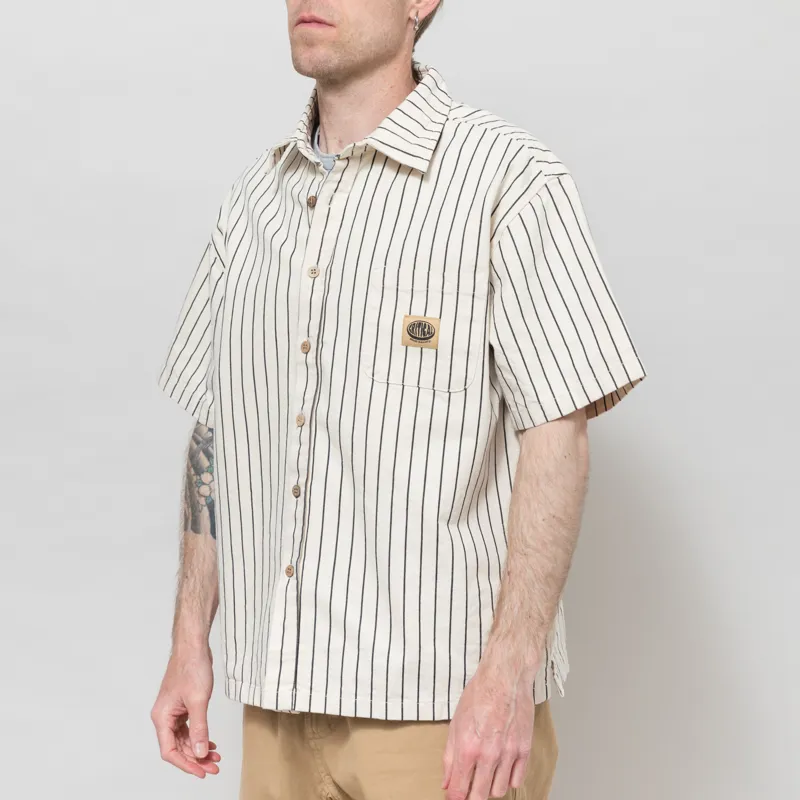 The Critical Slide Society Portals Shirt Vintage White-1