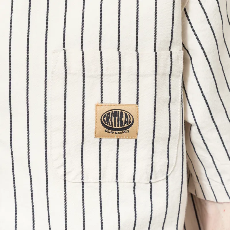 The Critical Slide Society Portals Shirt Vintage White-4