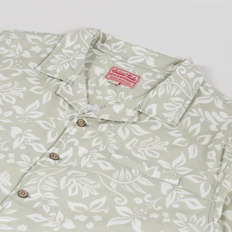 The Critical Slide Society Sundazed Resort Shirt Seagrass-4