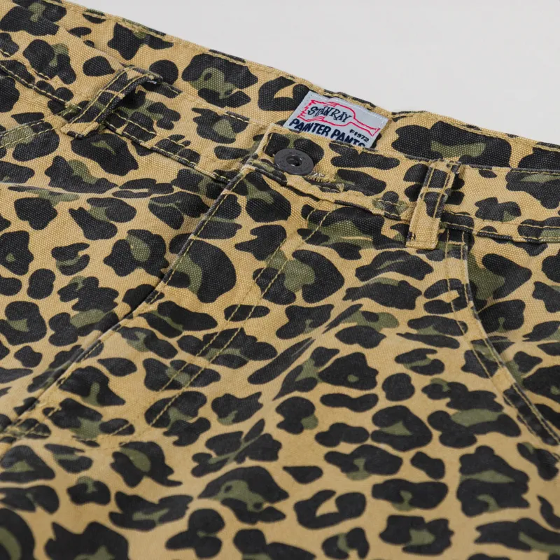 Stan Ray Big Job Painter Pants Leopard Camo-11