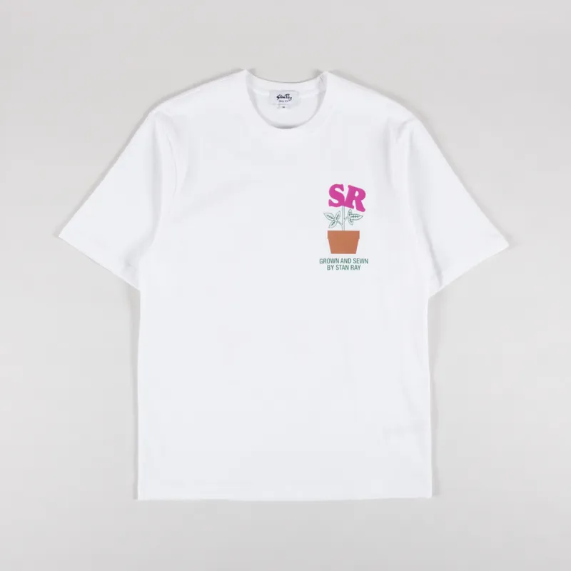 Stan Ray Dirt T Shirt White-1