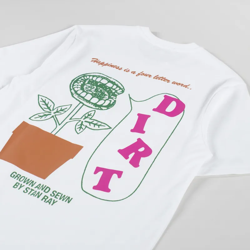 Stan Ray Dirt T Shirt White-2