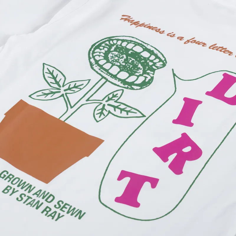Stan Ray Dirt T Shirt White-4