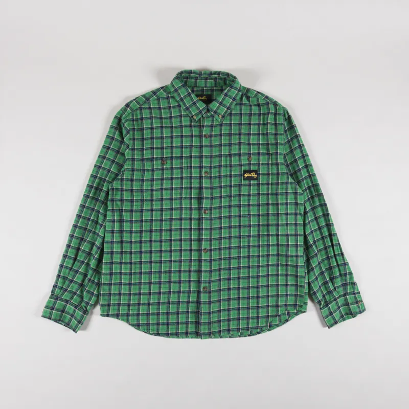 Stan Ray Flannel Shirt Summer Green Plaid