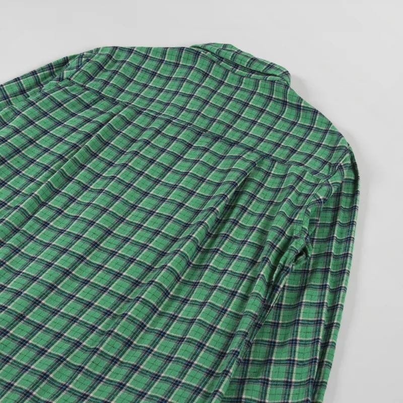 Stan Ray Flannel Shirt Summer Green Plaid-3