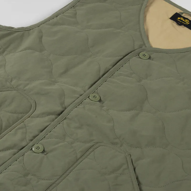 Stan Ray Liner Vest Olive-4