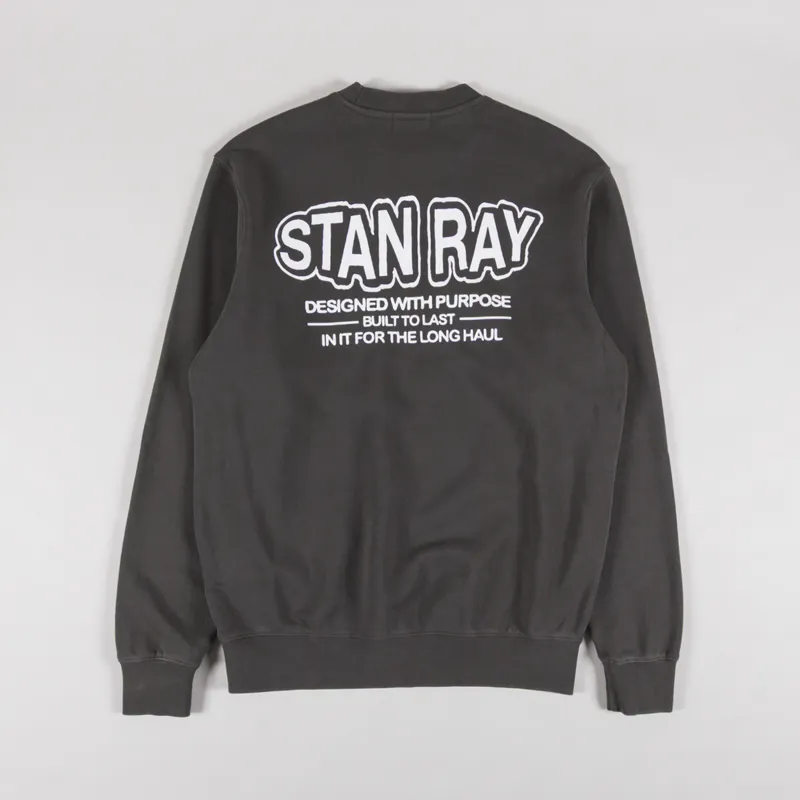 Stan Ray Long Haul Crew Washed Black