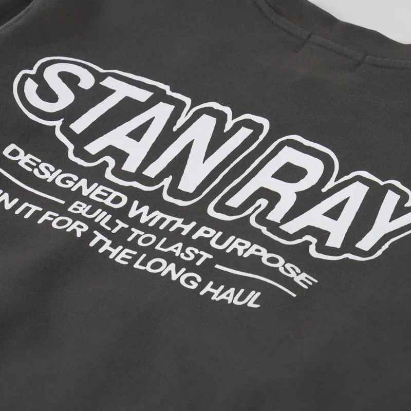 Stan Ray Long Haul Crew Washed Black-4