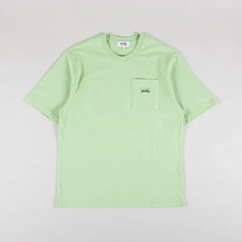 Stan Ray Patch Pocket T Shirt Quiet Green Heather