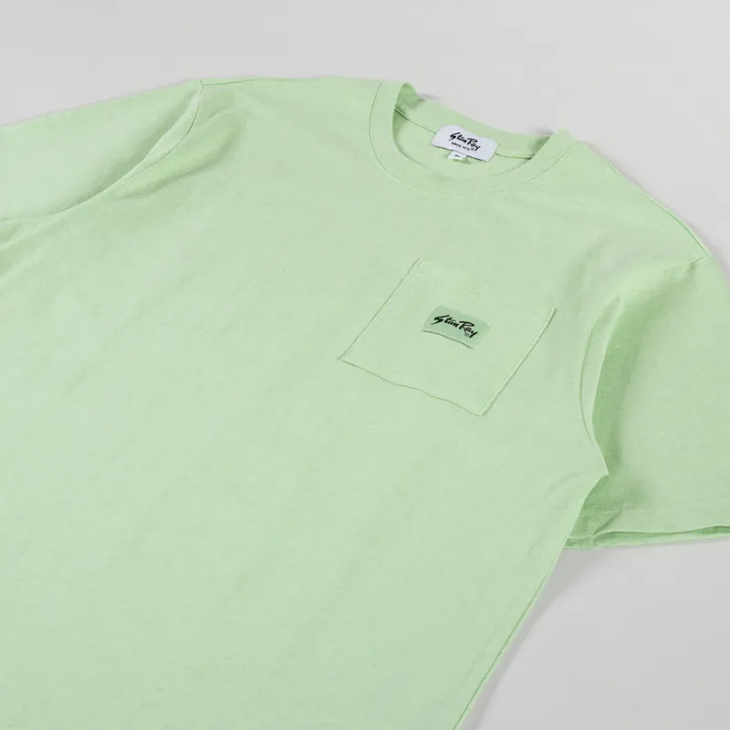 Stan Ray Patch Pocket T Shirt Quiet Green Heather-1